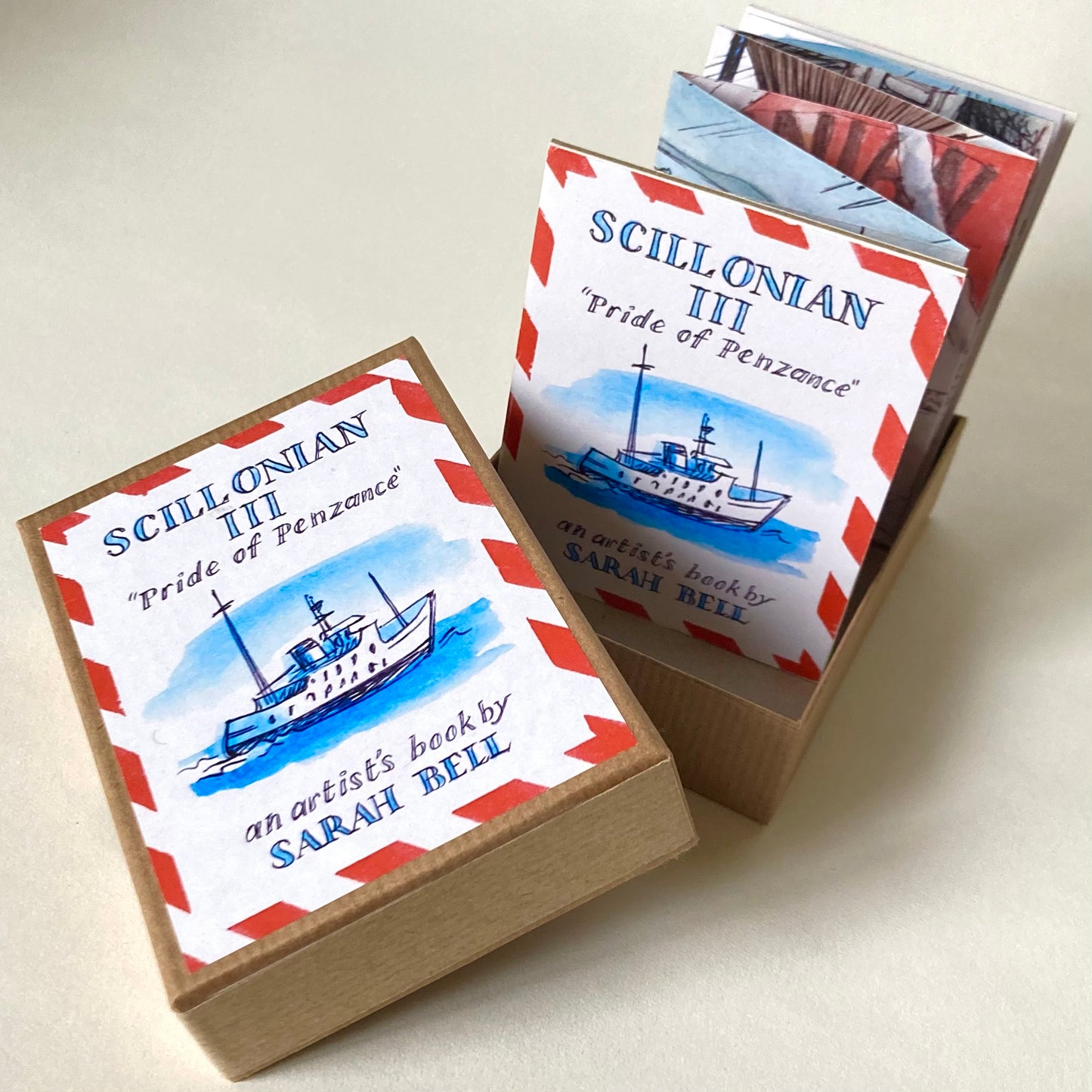 Sketch Books accordion by Sarah Bell