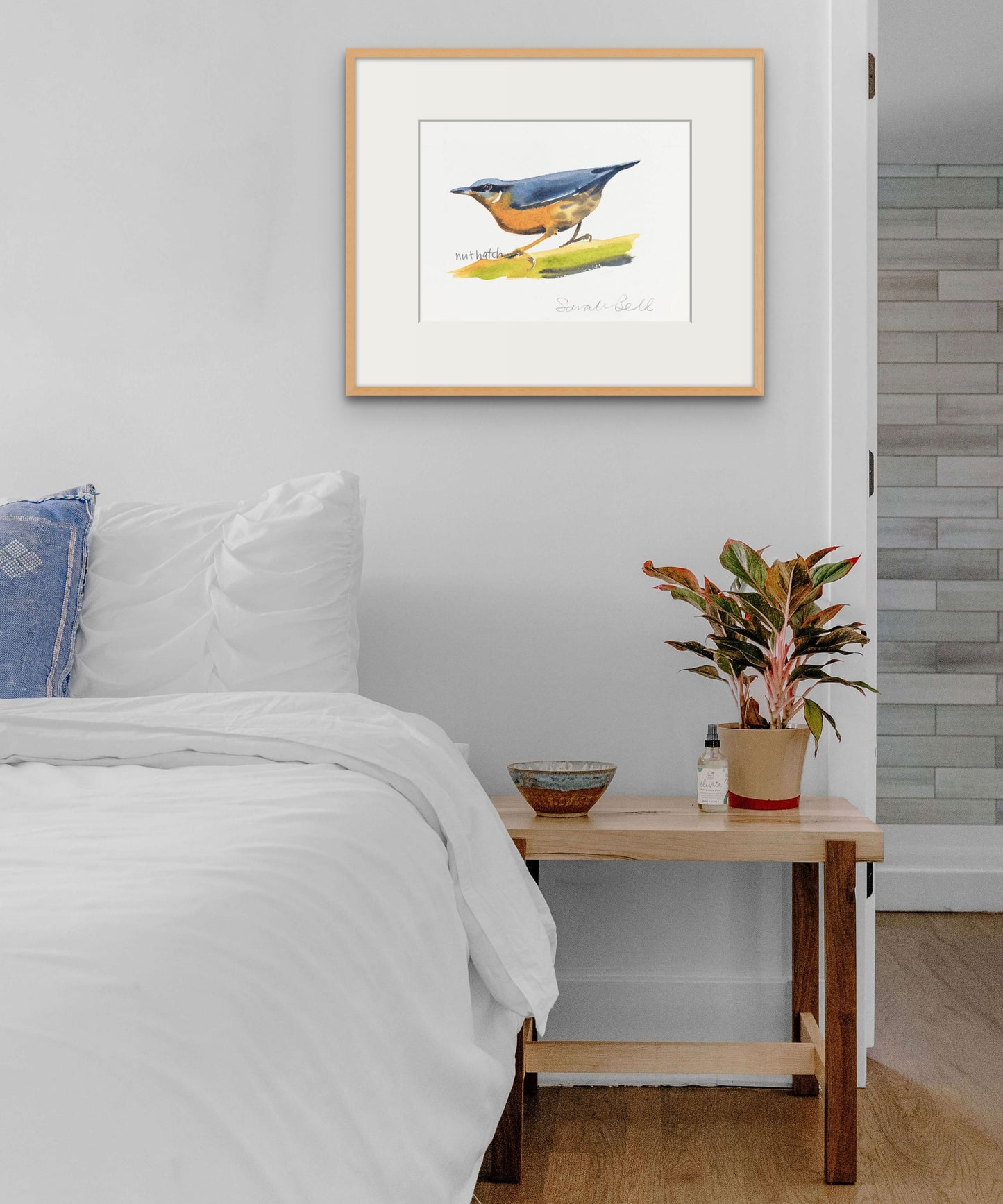 Nuthatch - Giclée Watercolour Print