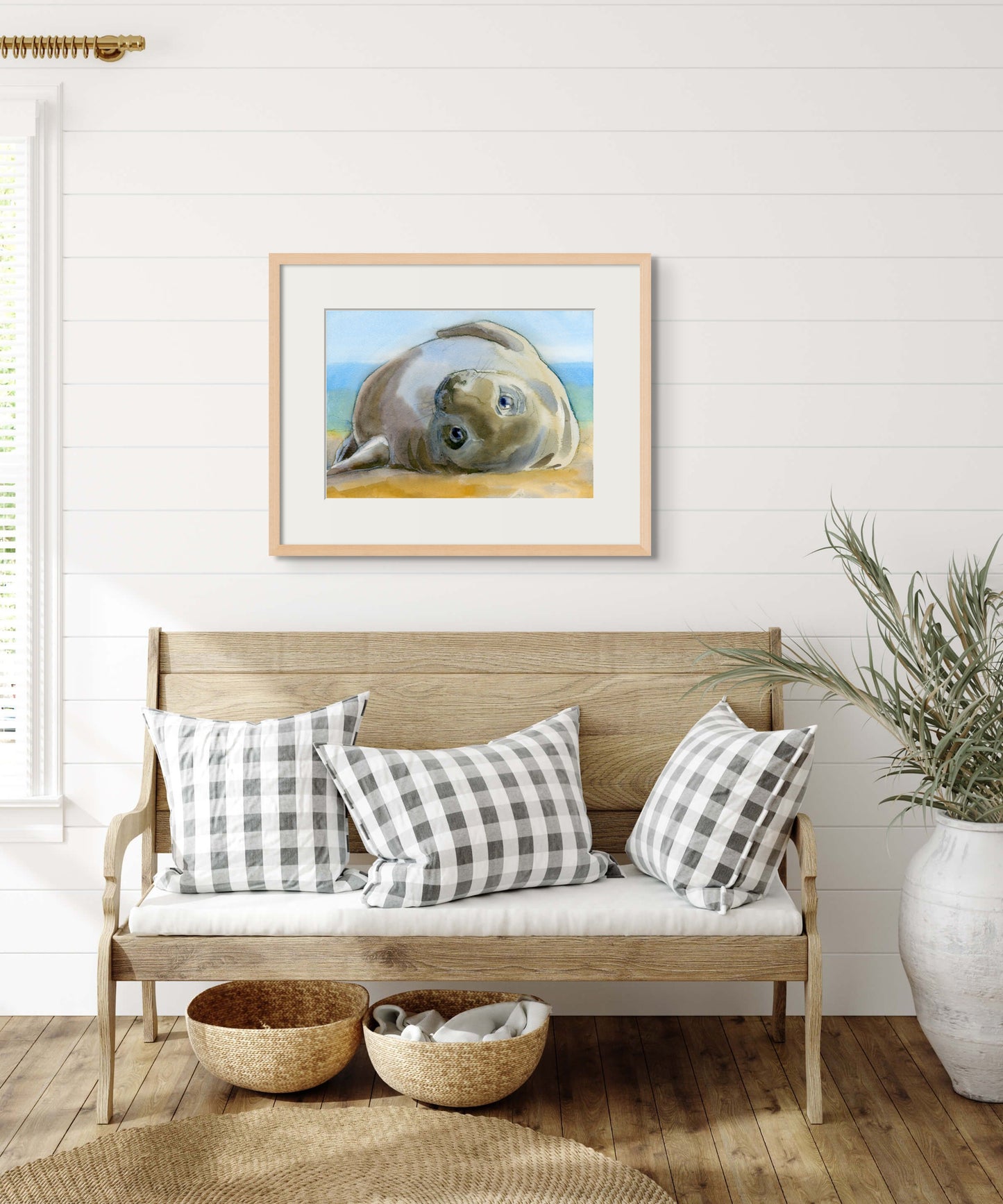 Happy Days Seal - Giclée Watercolour Print