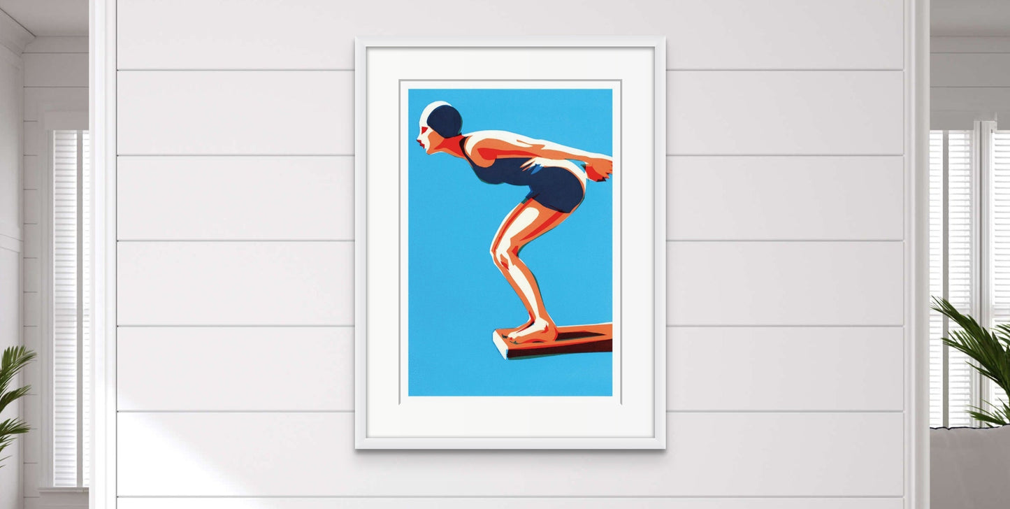 Believe You Can - Blue - Giclée Screen Print