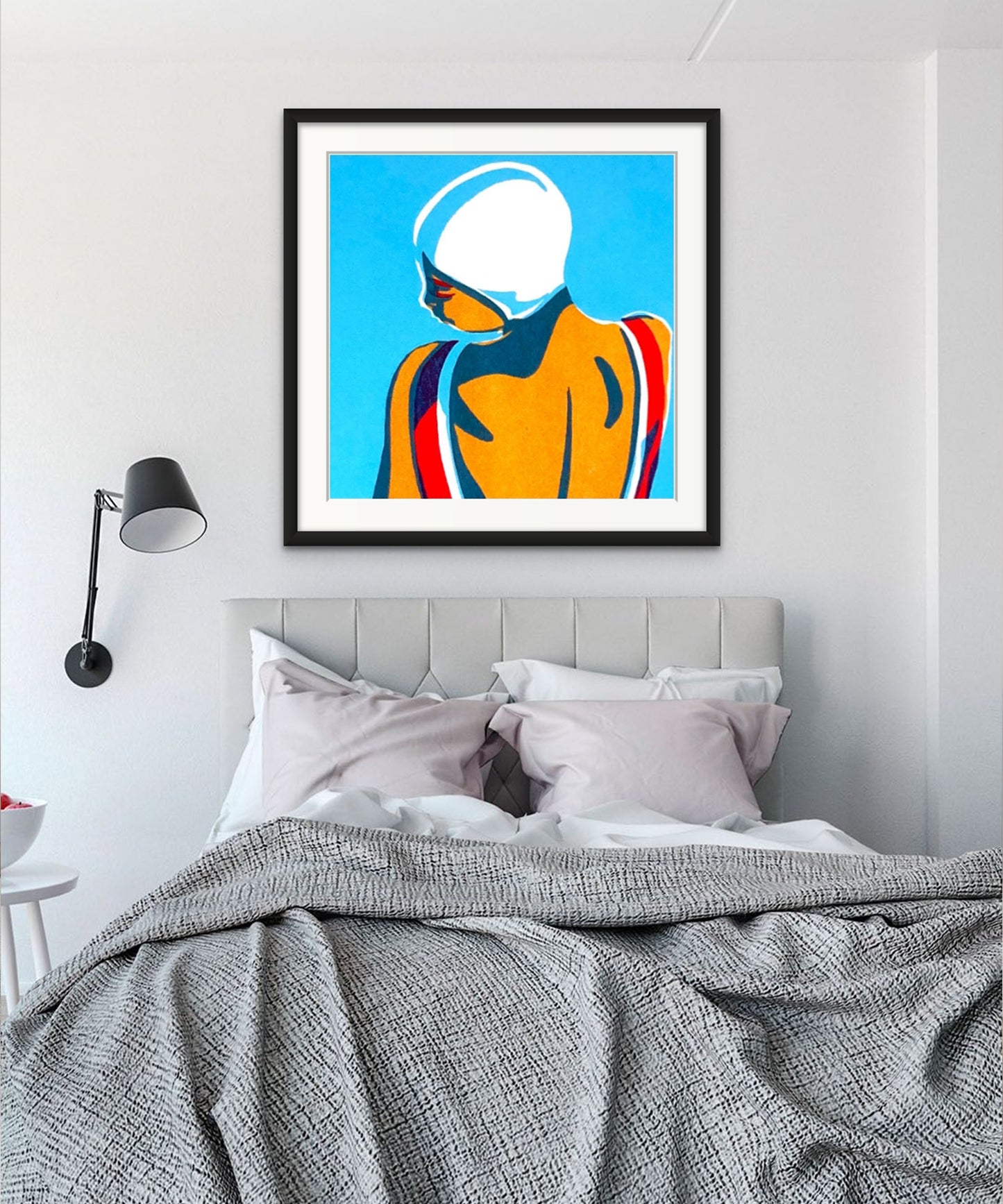 Swimmer's Back - Giclée Screen Print