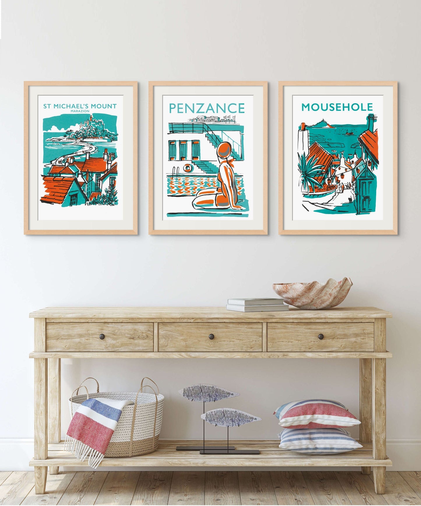 St Michael's Mount Marazion - Art Print