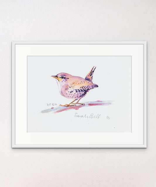 Wren - Giclée Watercolour Print