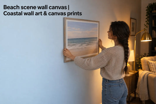 Beach scene wall canvas | Coastal wall art & canvas prints