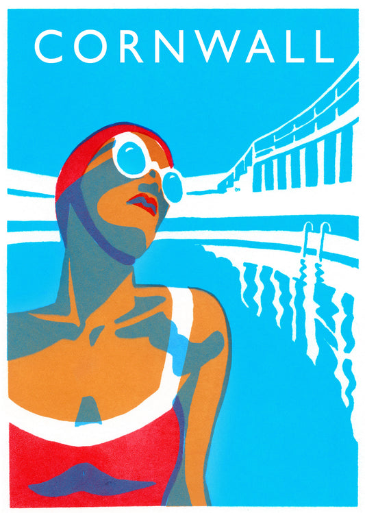 Cornwall coastal art prints by a cornish artist