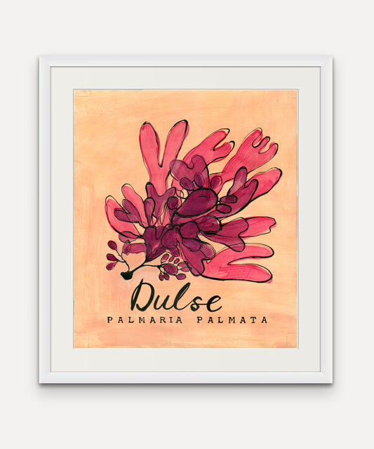 Dulse Seaweed Promenade Flag - Mounts Bay Sea Life Series - Giclée Print