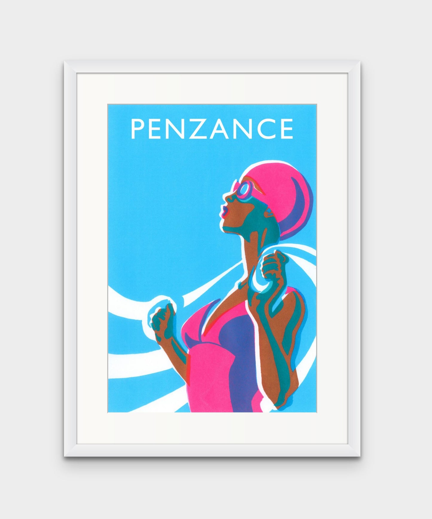 Eliza Swimmer - Black - Giclée Screen Print