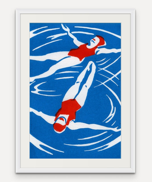 Just Floatin - Giclée Screen Print